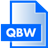 QBW File Extension Icon 48x48 png